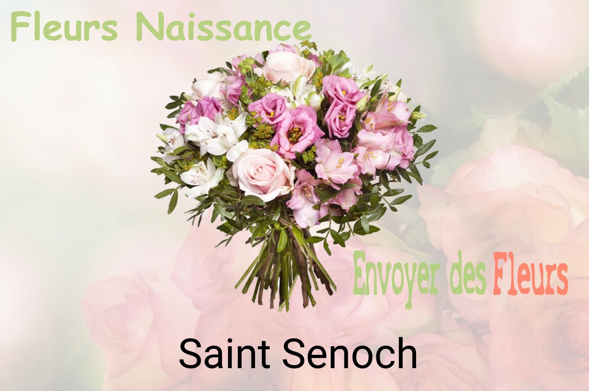 Bouquet de fleurs de naissance livré à Saint-Senoch